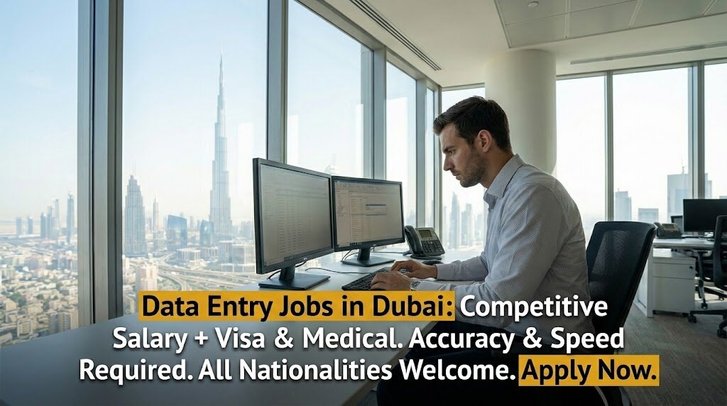 Data Entry Jobs in Dubai | Typing, Admin & Encoder Roles