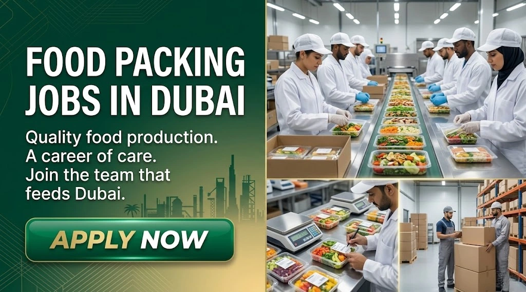 Food Packing Jobs in Dubai: Helper & Warehouse Roles