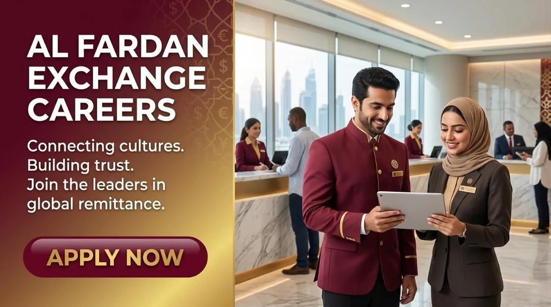 Al Fardan Exchange Careers | Cashier & Compliance Roles