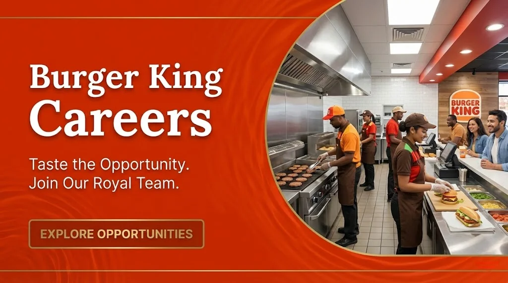 Burger King Careers 2026 | Fast Food & Kitchen Staff Jobs