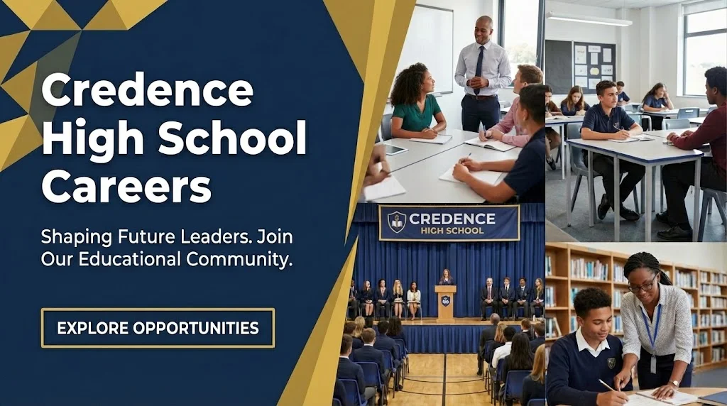 Credence High School Careers | Teacher & Staff Roles 2026