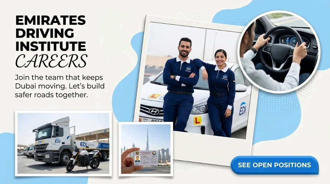 Emirates Driving Institute Careers | Fleet & Admin Roles