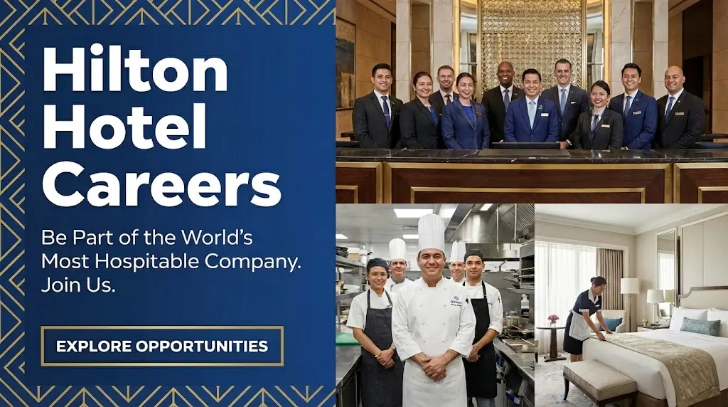 Hilton Hotel Careers Dubai | Guest, Admin & Service Jobs