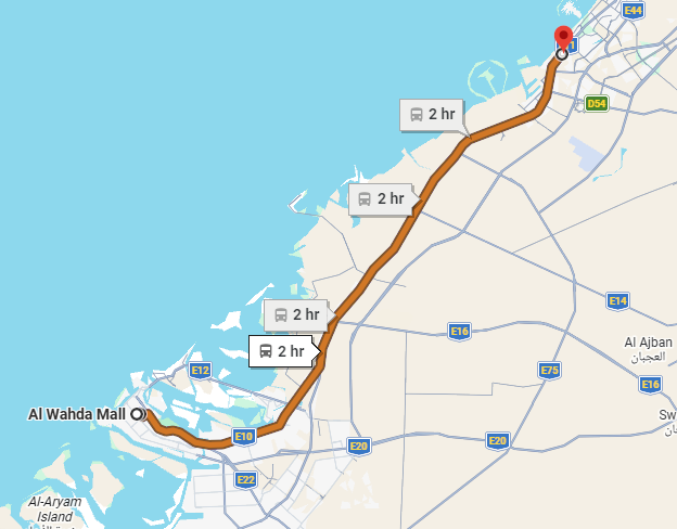 E101-Route-from-Al-Wahda-To-Ibn-Battuta