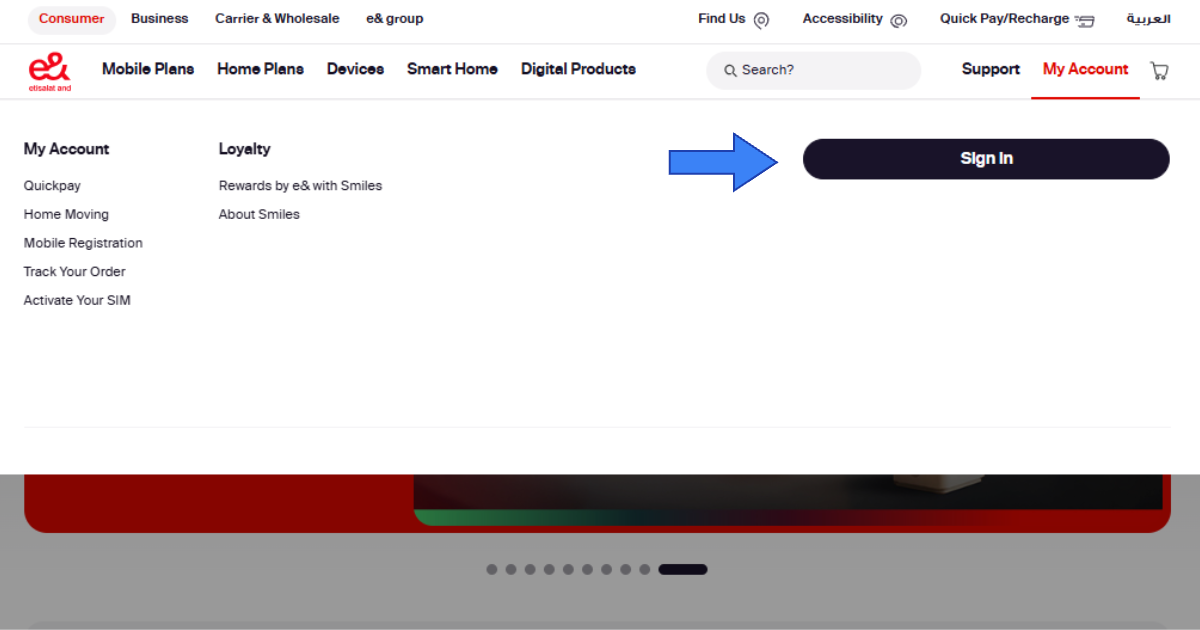 Etisalat-Balance-Check-via-Official-Website