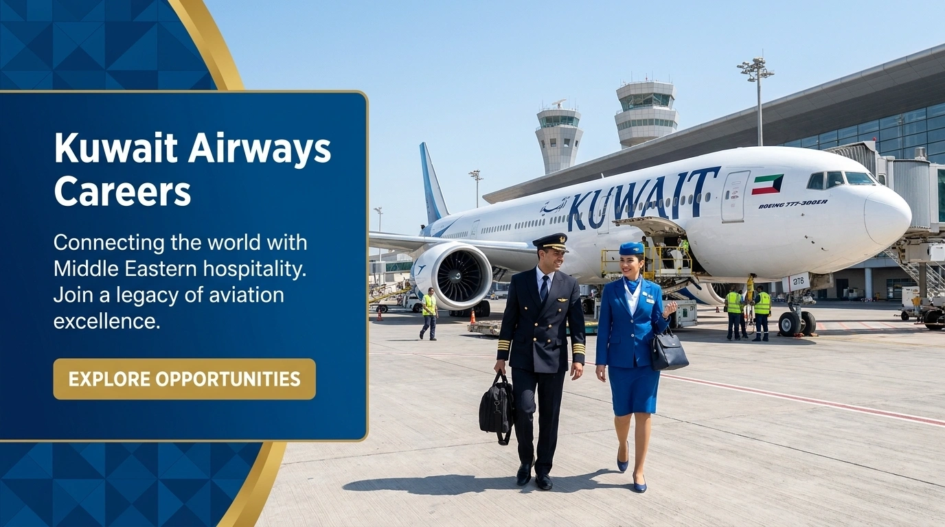 Kuwait Airways Careers 2026: Cabin Crew & Load Controller Roles