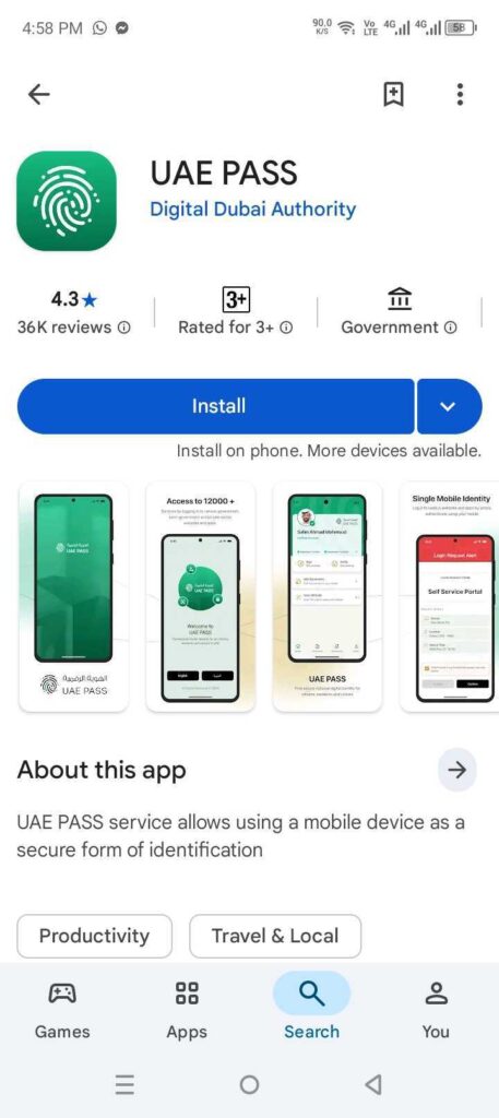 Official-UAE-Pass-app