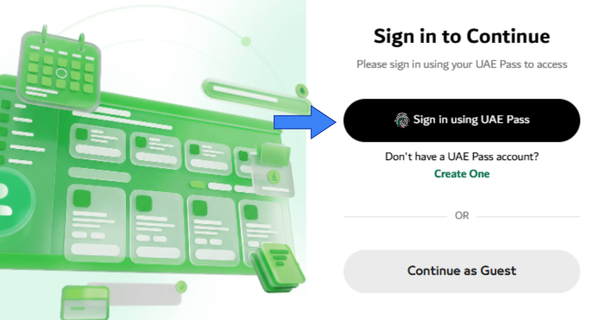 RTA-Dubai-Fine-login-with-UAE-Pass