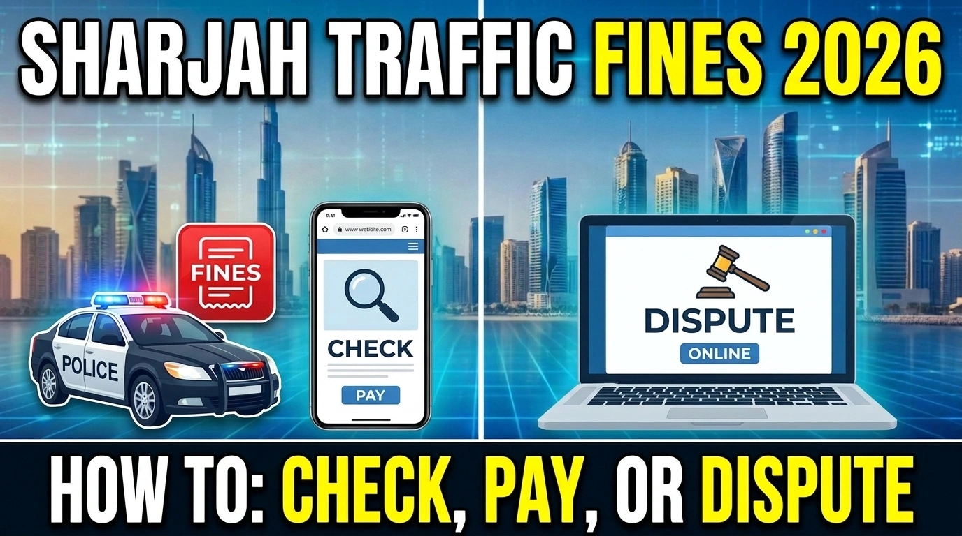Sharjah Traffic Fines 2026: How to Check, Pay, or Dispute Online