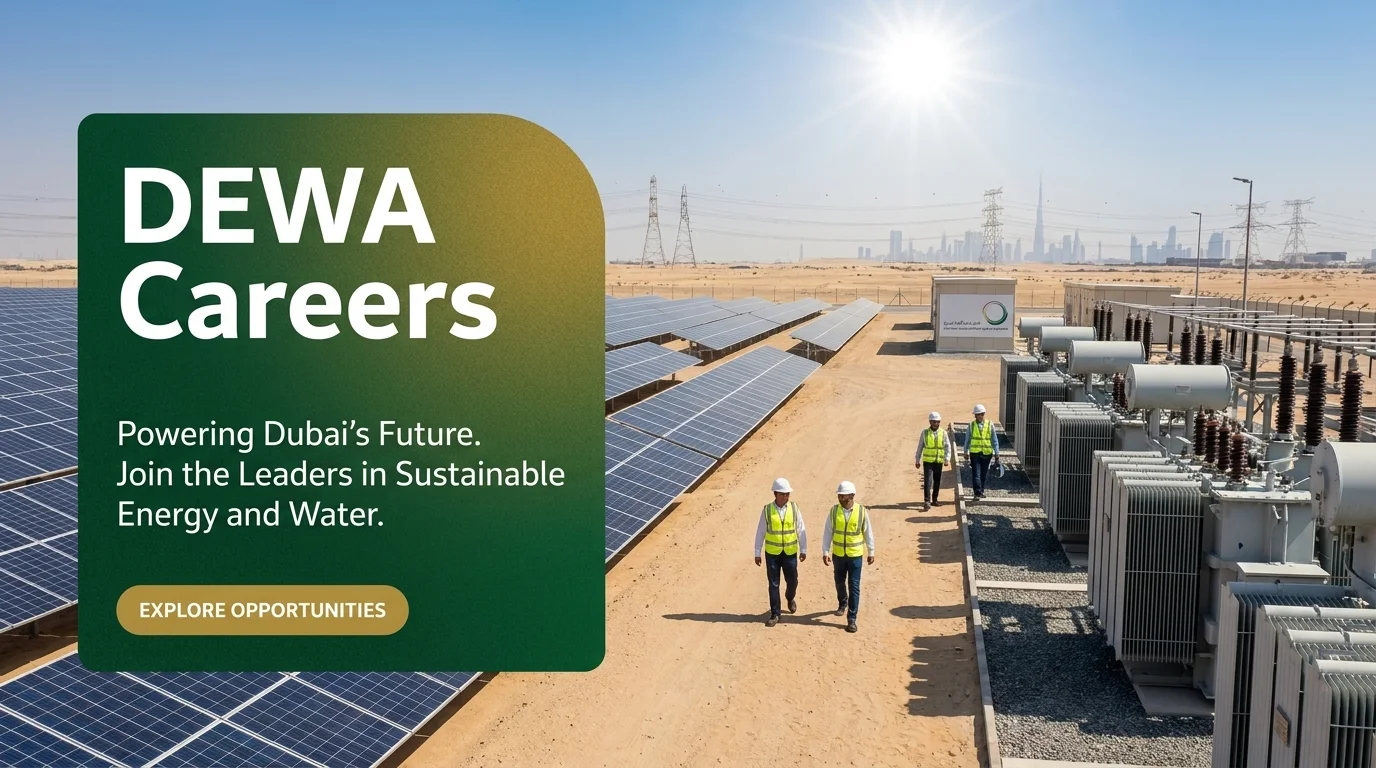 DEWA Careers 2026: Apply for Dubai Government Utility Jobs