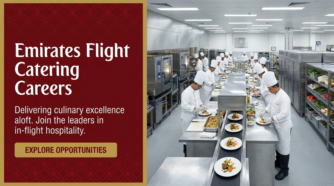 Emirates Flight Catering Careers: Delivery Driver & Commis Chef Roles