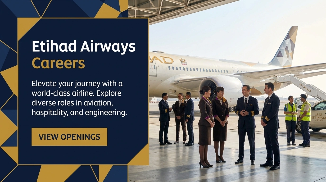 Etihad Airways Careers 2026 | Apply for Inflight Chef Jobs