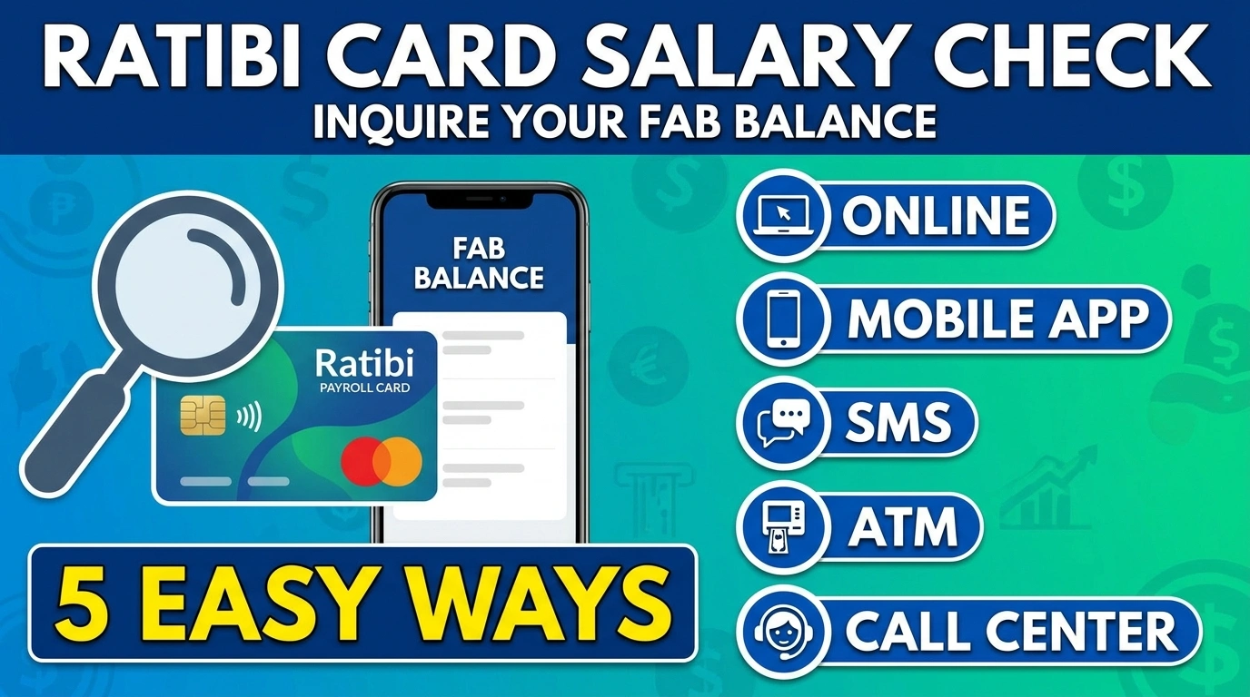 Ratibi Card Salary Check | 5 Easy Ways to Inquire Your FAB Balance