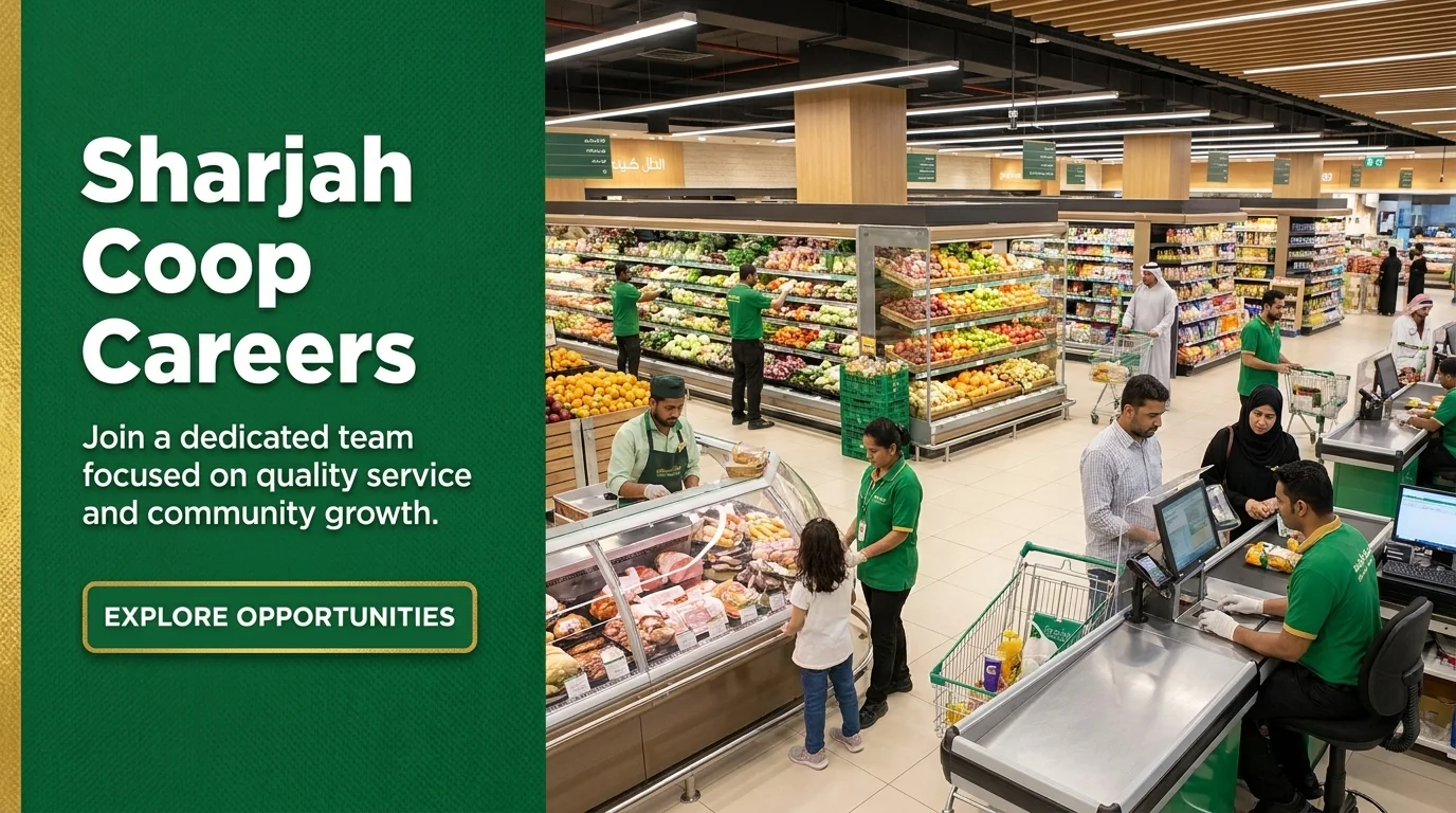 Sharjah Coop Careers 2026 | Apply for Supermarket Cashier Jobs